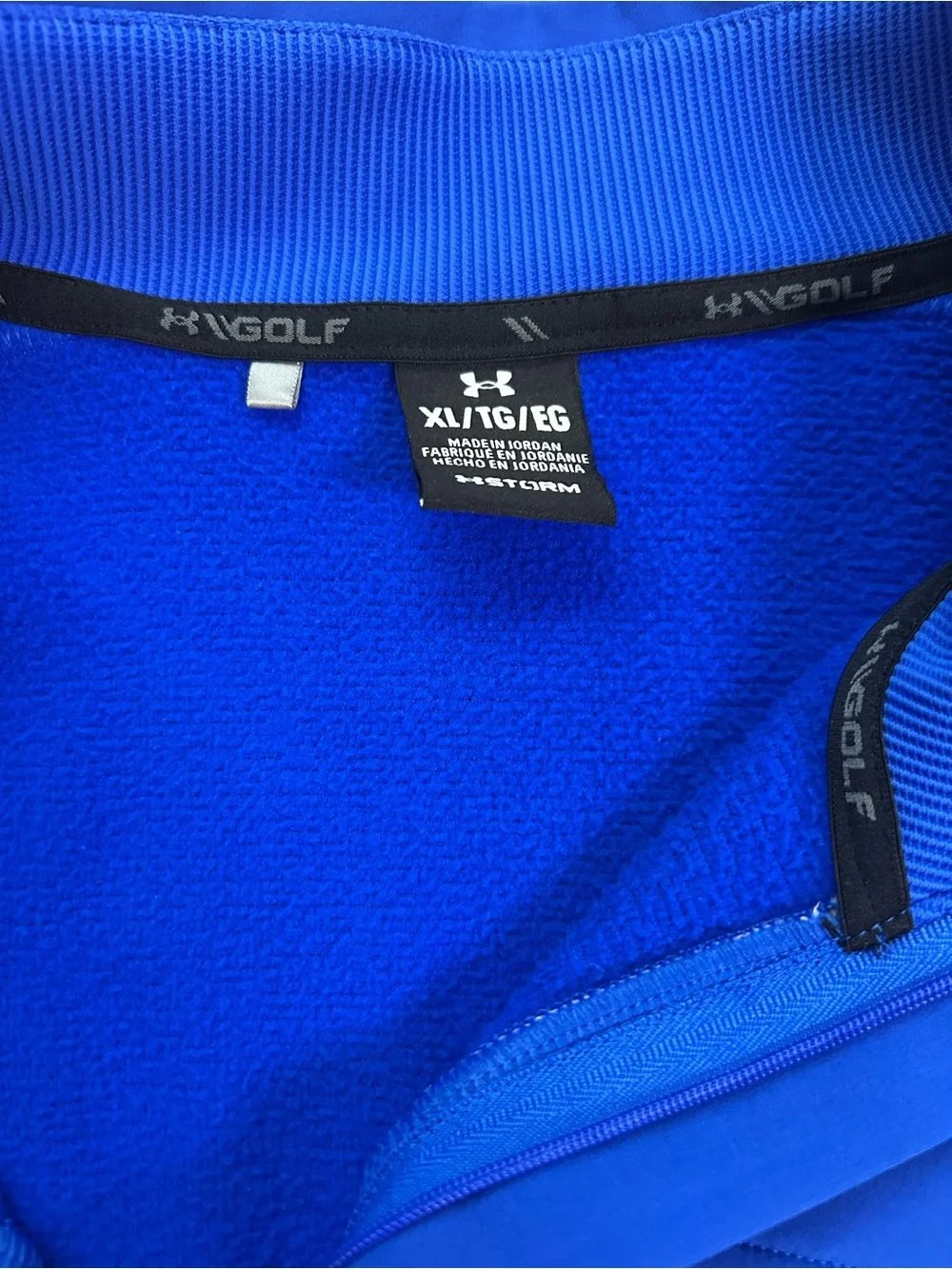 Under Armour Men’s Royal Blue Quarter-Zip Pullover